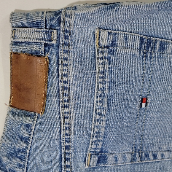 TOMMY HILFIGER JEANS ♡ Vintage Denim Faded 'n Distressed Blue Jeans 6|31 Regular - Picture 4 of 17